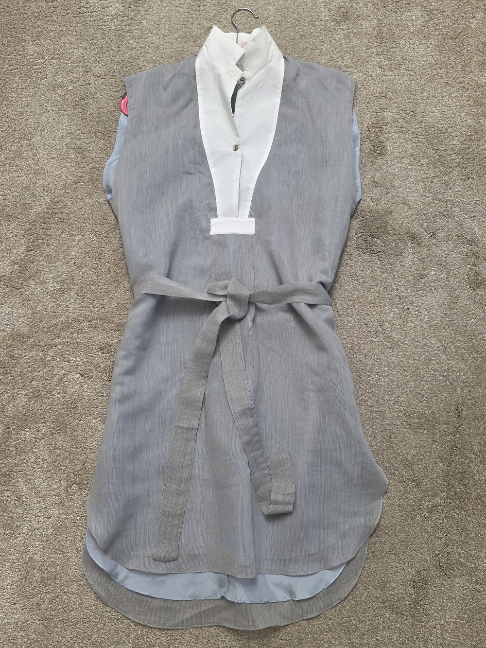 RARE Caron Callahan Standard Finery Archive Spring 2011 Pinstripe Popover